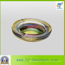 Round Color Personality Glass Ashtray